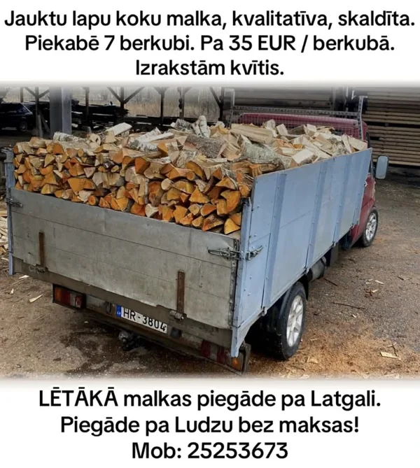 Malka, briketes, granulas.